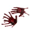 Bloody Hand Drips Window Clings -Halloween Decoration Shop 00059329 a