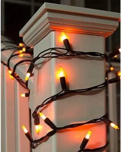 Orange String Lights 7 Orange String Lights -Halloween Decoration Shop 01027531 c