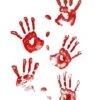 Floor Gore Bloody Human Handprints Decoration -Halloween Decoration Shop 01104223 a
