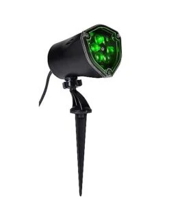 Whirl-A-Motion LED Green Spiders Projection Spot Light -Halloween Decoration Shop 01306455 b