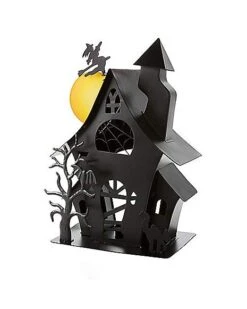 Haunted House Candle Holder -Halloween Decoration Shop 01312958 b
