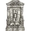 2 Ft Skull And Gargoyle Tombstone -Halloween Decoration Shop 01317908 a