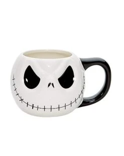 Molded Jack Skellington Coffee Mug 20 Oz. - The Nightmare Before Chris