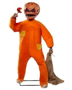 4.3 Ft Sam Animatronic - Trick 'r Treat 14 4.3 Ft Sam Animatronic - Trick 'r Treat -Halloween Decoration Shop 01422898 d