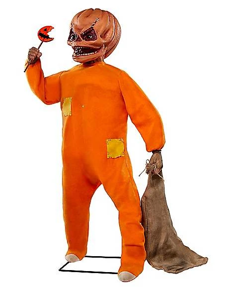 4.3 Ft Sam Animatronic - Trick 'r Treat 8 4.3 Ft Sam Animatronic - Trick 'r Treat - Image 6