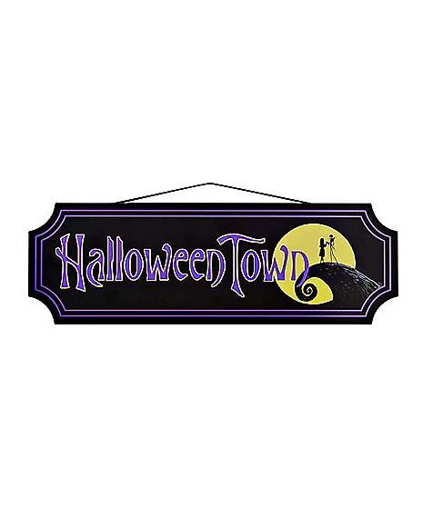 Halloween Town Sign - The Nightmare Before Christmas 3 Halloween Town Sign - The Nightmare Before Christmas
