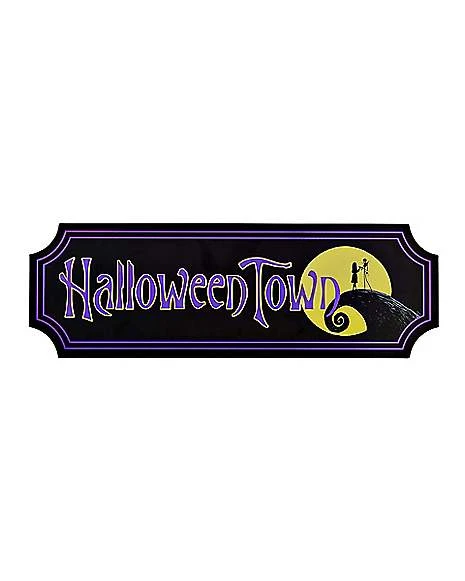 Halloween Town Sign - The Nightmare Before Christmas 4 Halloween Town Sign - The Nightmare Before Christmas - Image 2