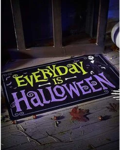 Everyday Is Halloween Doormat - The Nightmare Before Christmas 9 Everyday Is Halloween Doormat - The Nightmare Before Christmas -Halloween Decoration Shop 01423284 d