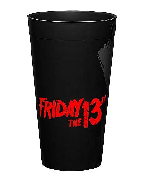 Jason Voorhees Mask Plastic Cup - Friday The 13th 4 Jason Voorhees Mask Plastic Cup - Friday The 13th - Image 2