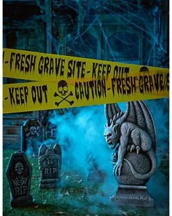 Gravesite Caution Tape -Halloween Decoration Shop 01444942 c