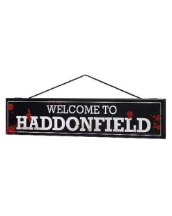 Welcome To Haddonfield Sign - Halloween -Halloween Decoration Shop 01455856 c