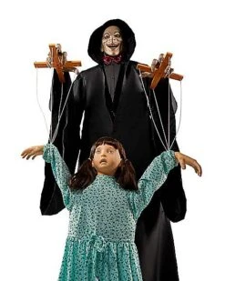 6.5 Ft Little Daisy And The Maestro Animatronic -Halloween Decoration Shop 01463793 g