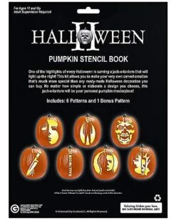 Michael Myers Pumpkin Stencil Book - Halloween 2 -Halloween Decoration Shop 01465582 b