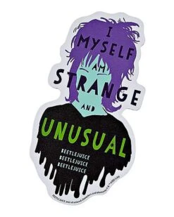 Strange And Unusual Magnet - Beetlejuice