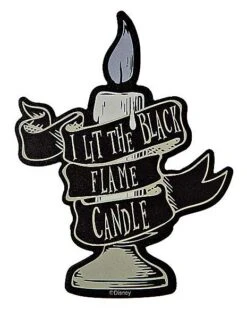 Black Flame Candle Magnet - Hocus Pocus