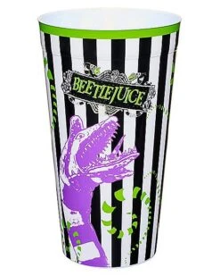 Striped Sandworm Cup 22 Oz. - Beetlejuice