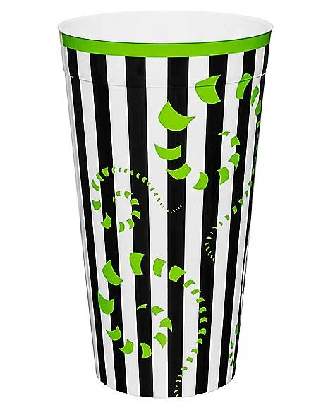 Striped Sandworm Cup 22 Oz. - Beetlejuice 4 Striped Sandworm Cup 22 Oz. - Beetlejuice - Image 2