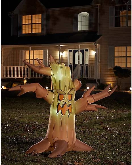5.5 Ft LED Haunted Tree Inflatable Decoration 3 5.5 Ft LED Haunted Tree Inflatable Decoration