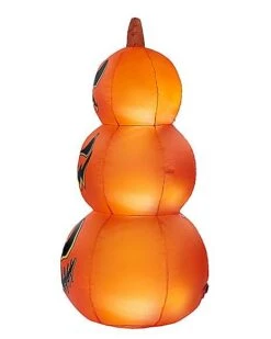4 Ft LED Pumpkin Stack Inflatable Decoration -Halloween Decoration Shop 01476209 e
