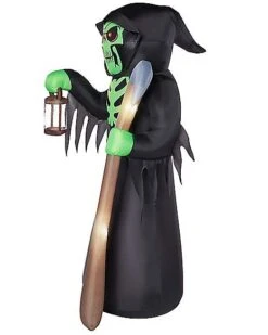 8 Ft Grim Reaper Inflatable Decoration -Halloween Decoration Shop 01476670 e
