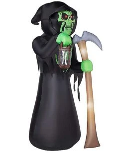 8 Ft Grim Reaper Inflatable Decoration -Halloween Decoration Shop 01476670 f