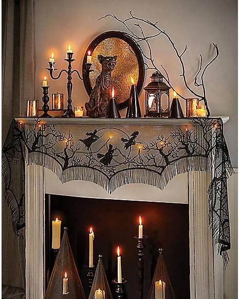 Light-Up LED Mantel Scarf - Hocus Pocus 4 Light-Up LED Mantel Scarf - Hocus Pocus - Image 2