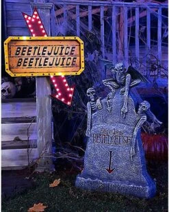 LED Here Lies Beetlejuice Tombstone 7 LED Here Lies Beetlejuice Tombstone -Halloween Decoration Shop 01483189 c