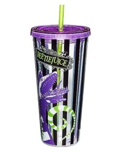 Beetlejuice Worm Tumbler 20 Oz. - Beetlejuice -Halloween Decoration Shop 01490457 c