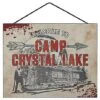 Welcome To Camp Crystal Lake Sign - Friday The 13th