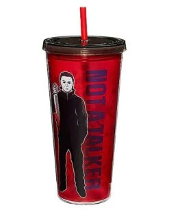 Stalker Not A Talker Michael Myers Tumbler 20 Oz. - Halloween 9 Stalker Not A Talker Michael Myers Tumbler 20 Oz. - Halloween -Halloween Decoration Shop 01497155 c