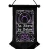 As Above So Below Scroll Sign 2 As Above So Below Scroll Sign -Halloween Decoration Shop 01498211 a