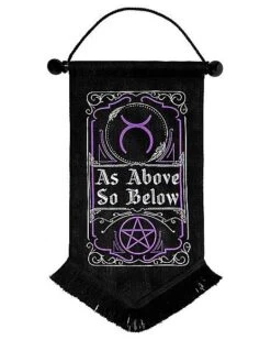 As Above So Below Scroll Sign