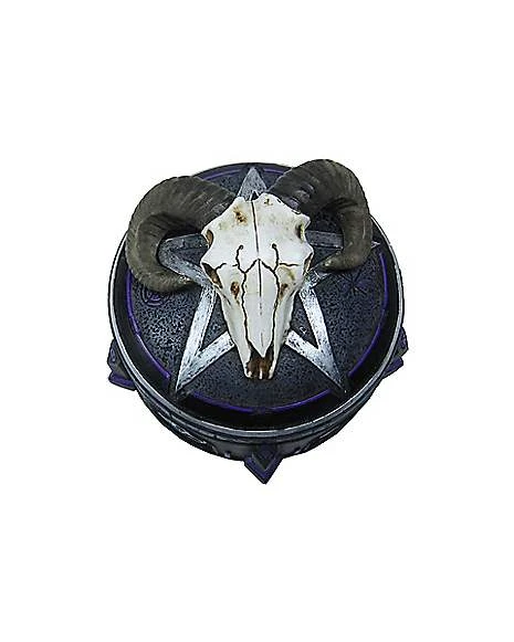 Mystical Arts Ram Skull Trinket Box 3 Mystical Arts Ram Skull Trinket Box