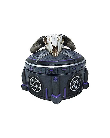 Mystical Arts Ram Skull Trinket Box 4 Mystical Arts Ram Skull Trinket Box - Image 2