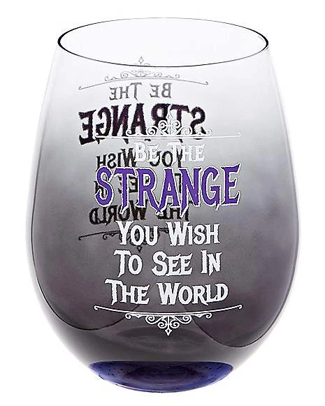 Be The Strange Stemless Glass - 22 Oz. 3 Be The Strange Stemless Glass - 22 Oz.