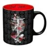 Dead Inside Floral Skeleton Coffee Mug 20 Oz. -Halloween Decoration Shop 01502178 a