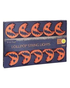 Lollipop String Lights - Trick 'r Treat 10 Lollipop String Lights - Trick 'r Treat -Halloween Decoration Shop 01503598 d