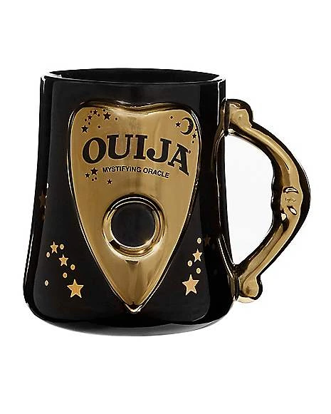 Black And Gold Ouija Molded Coffee Mug - 23 Oz. 3 Black And Gold Ouija Molded Coffee Mug - 23 Oz.