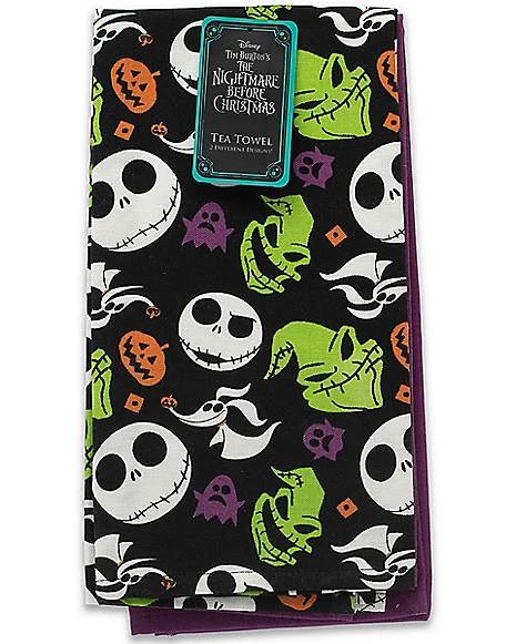 Multi-Pack The Nightmare Before Christmas Faces Dishtowels - 2 Pack 3 Multi-Pack The Nightmare Before Christmas Faces Dishtowels - 2 Pack