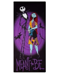 Jack And Sally Door Cover - The Nightmare Before Christmas
