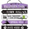 Halloween Town Ladder Sign - The Nightmare Before Christmas -Halloween Decoration Shop 01515014 a