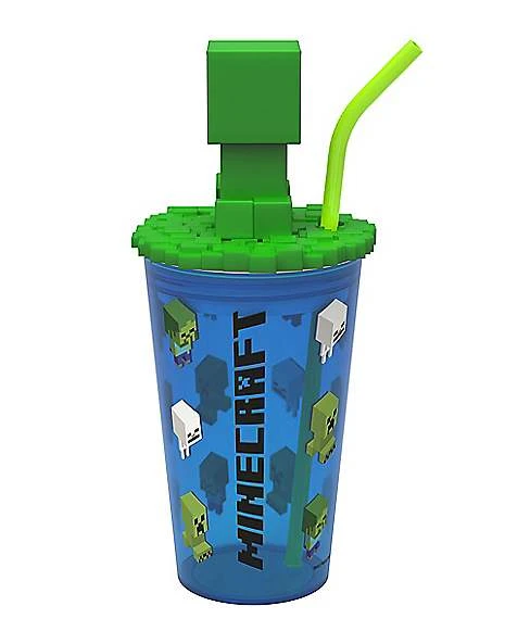 Minecraft Cup With Straw - 15 Oz. 4 Minecraft Cup With Straw - 15 Oz. - Image 2