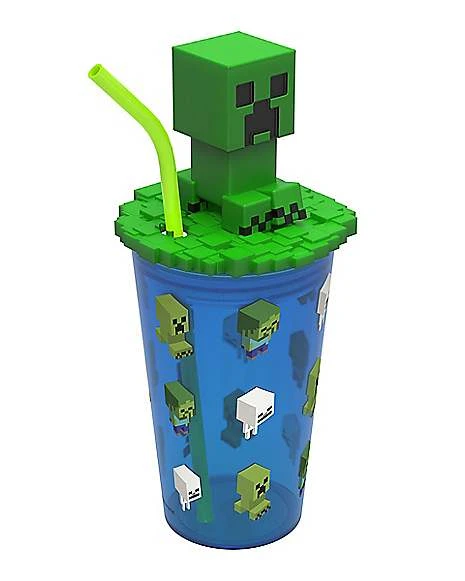 Minecraft Cup With Straw - 15 Oz. 5 Minecraft Cup With Straw - 15 Oz. - Image 3