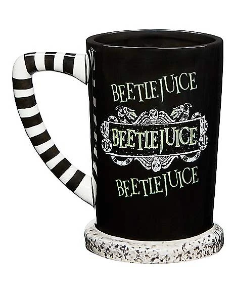Here Lies Betelgeuse Molded Tombstone Mug 20 Oz. - Beetlejuice 4 Here Lies Betelgeuse Molded Tombstone Mug 20 Oz. - Beetlejuice - Image 2