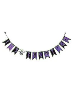 Light-Up It's Showtime Beetlejuice Banner -Halloween Decoration Shop 01517390 c