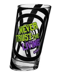 Slanted Beeetlejuice Glass