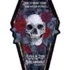 Gothic Skull Coffin Magnet -Halloween Decoration Shop 01518588 a
