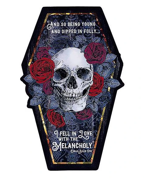 Gothic Skull Coffin Magnet 3 Gothic Skull Coffin Magnet