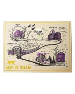 Salem Map Sign - Hocus Pocus