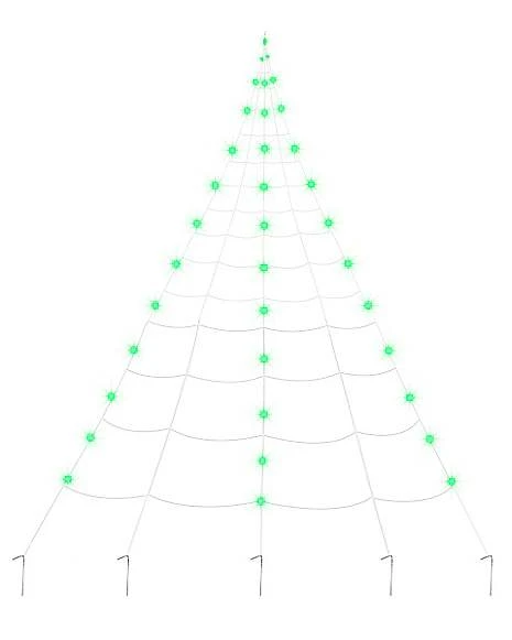 10 Ft. Light Up Green Spider Web 4 10 Ft. Light Up Green Spider Web - Image 2